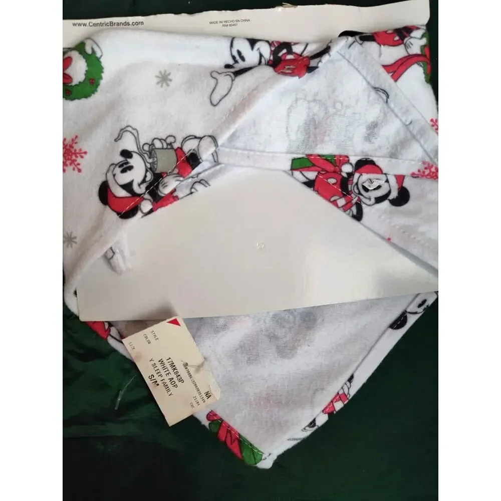 New Mickey Mouse Christmas bandana sz Sm /Md for dogs/cats